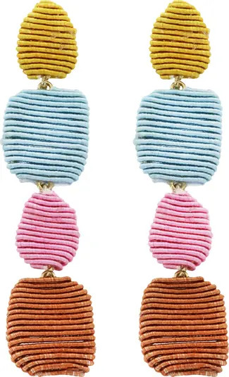 Wrapped Linear Drop Earrings | Nordstrom