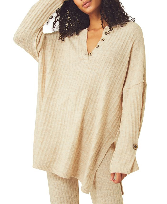 Around The Clock Ribbed-Knit Sweater | Macys (US)