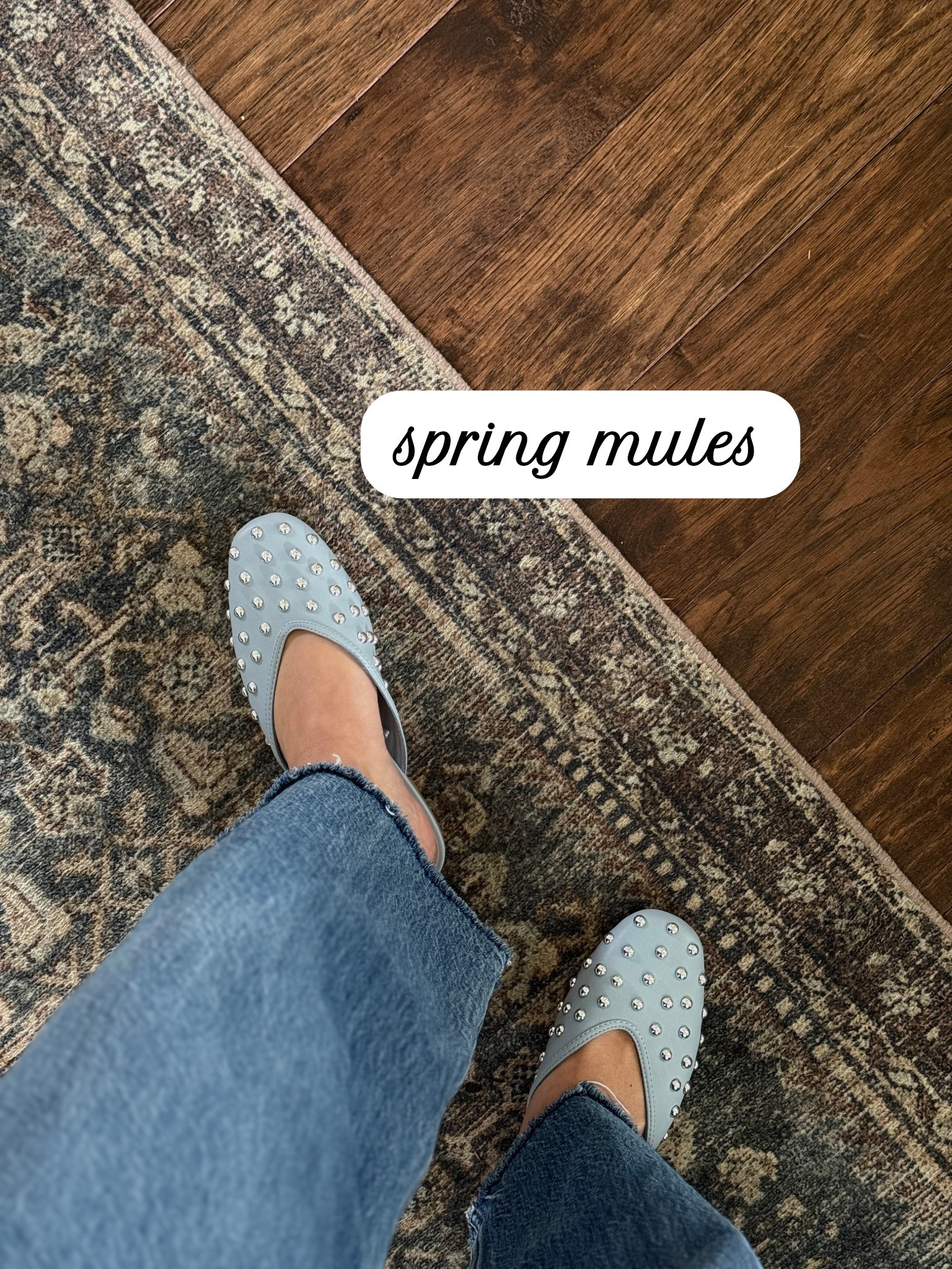 Obsessed with these light blue spring mules! Under $25 and immediately elevate any outfit! 

#LTKmomlife #LTKSeasonal #LTKootd