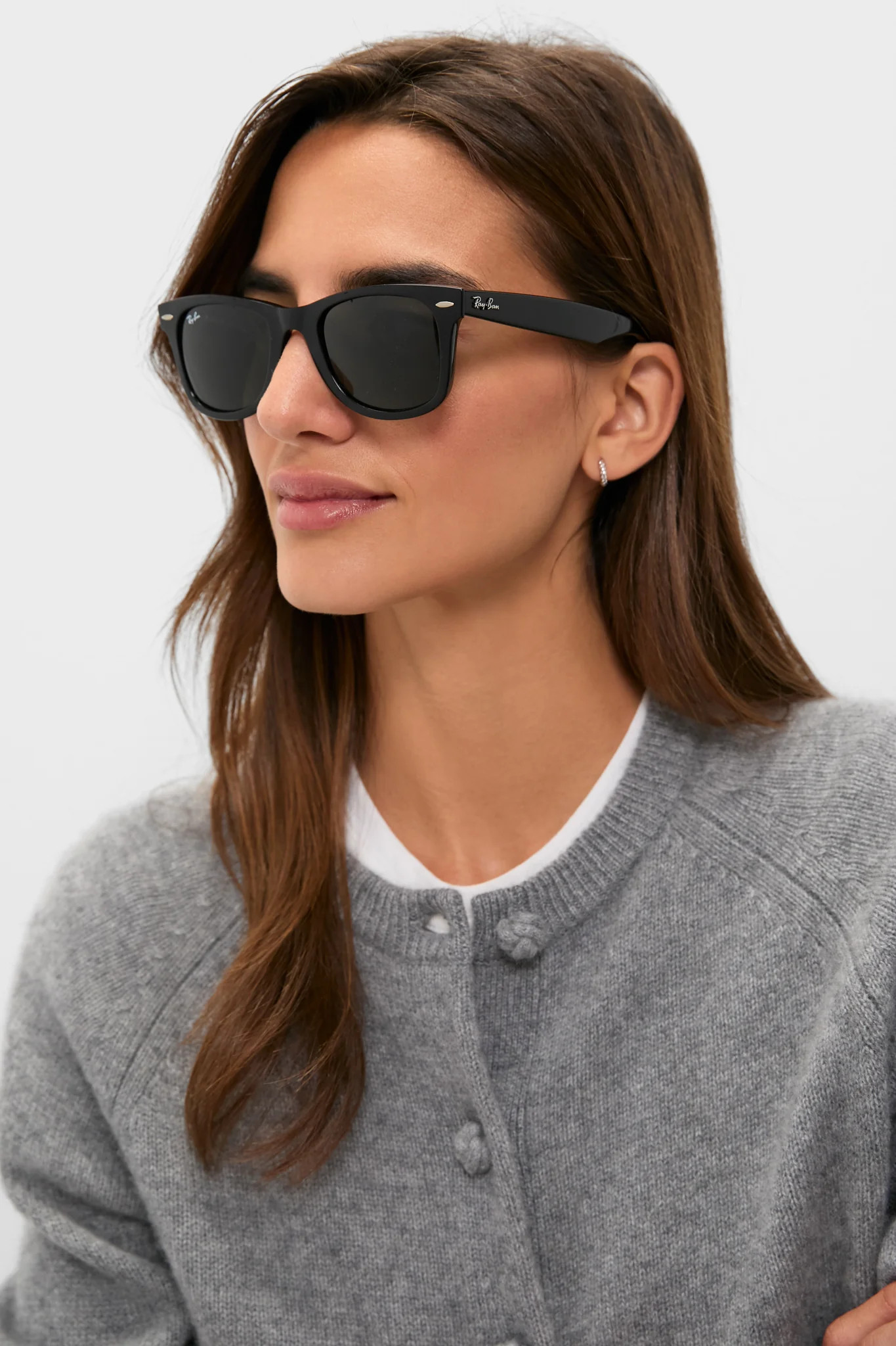 Black Wayfarer Ease Sunglasses | Tuckernuck (US)