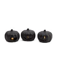 Set Of 3 Led Jack O' Lanterns | Marshalls