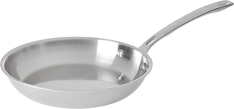 Viking 3-Ply Stainless Steel Fry Pan, 10 Inch, Silver | Amazon (US)