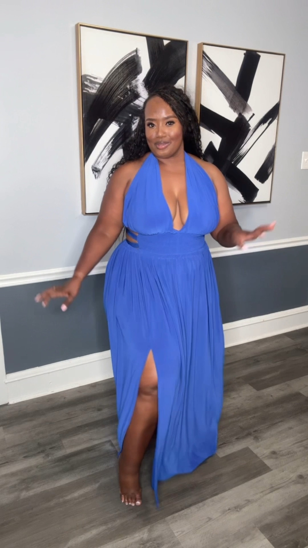 I picked up some more dresses for Express recently. 
Wearing: XL in all looks. Yet I could size down in the black and white for a more snatched fit.

#LTKPlusSize #LTKootd
