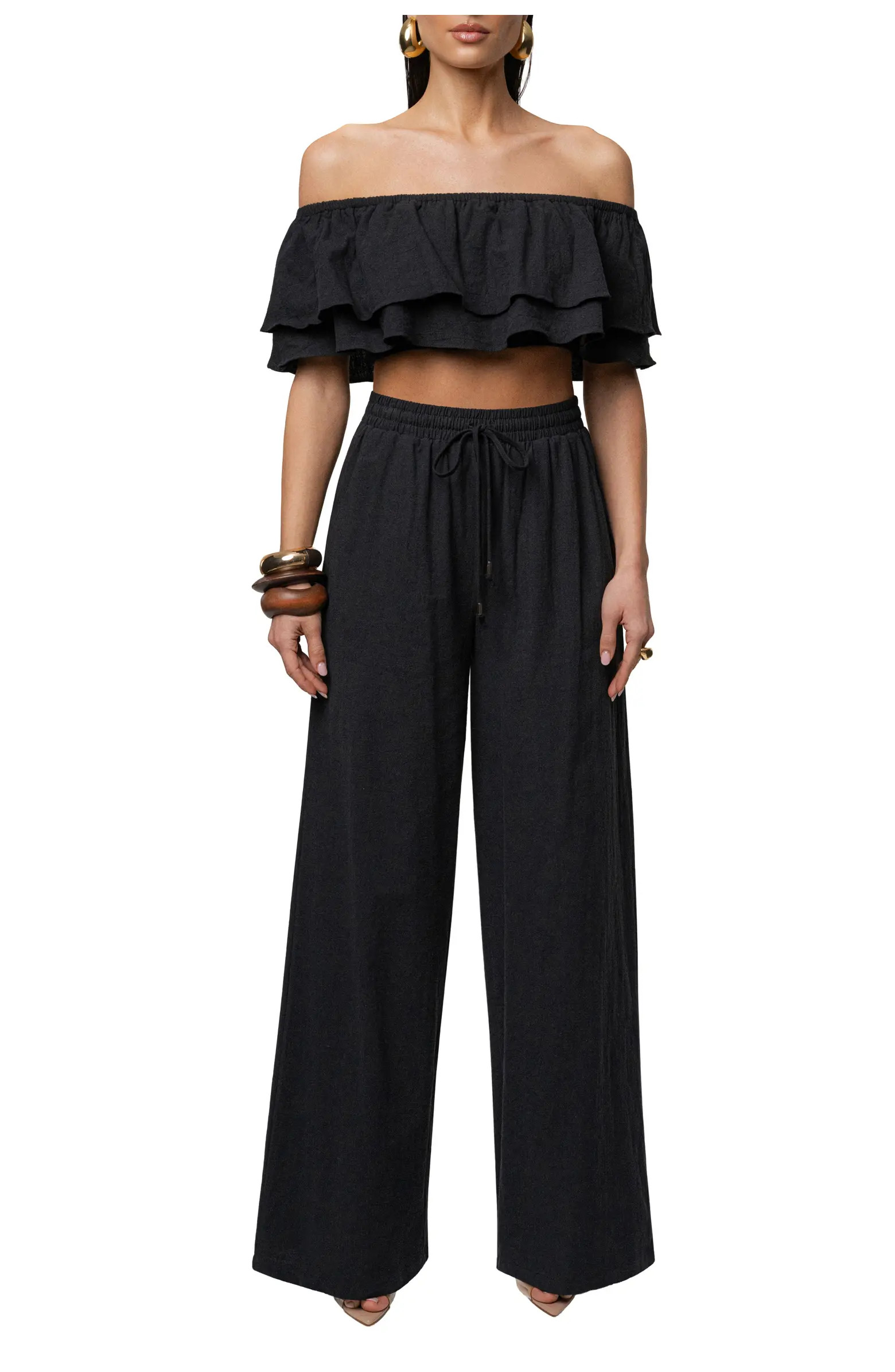 JLUXLABEL Marina Two-Piece Pant Set | Nordstrom | Nordstrom
