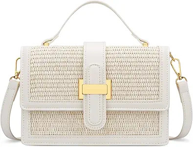 KKXIU Crossbody Bags for Women - Top Handle Purses for Lady, Leather Handbags Shoulder Clutch wit... | Amazon (US)