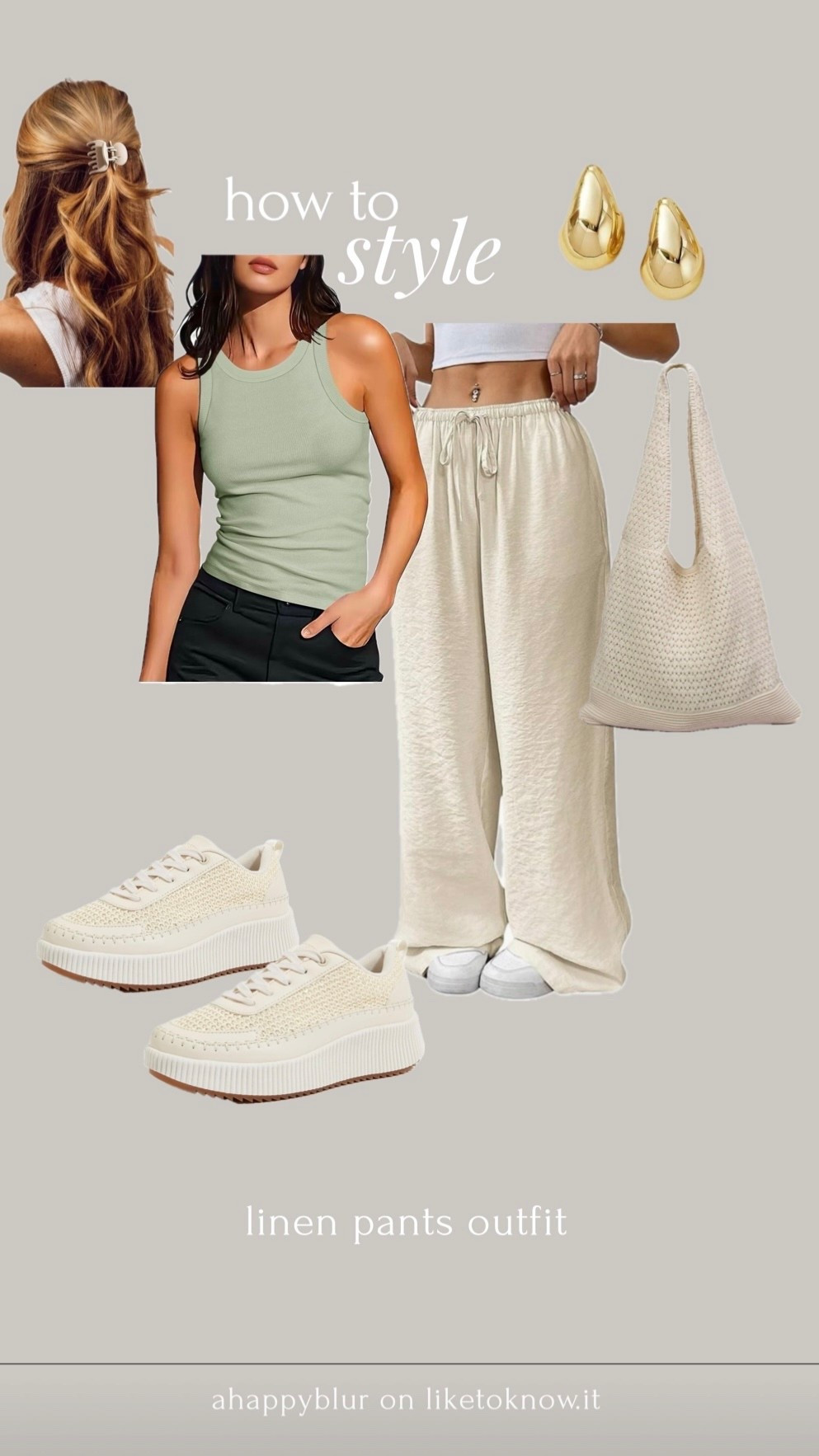 linen pants casual outfit for spring and summer🔆🐚🤍 pants are currently on sale for $10!

#LTKSeasonal #LTKSaleAlert #LTKootd