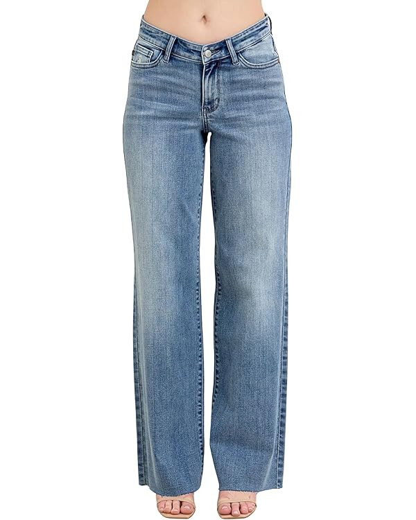 Judy Blue V-Front Baggy Jean, Inseam 33" | Amazon (US)