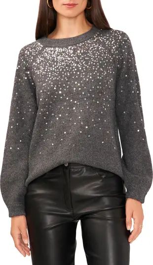 Sequin Crewneck Sweater | Nordstrom