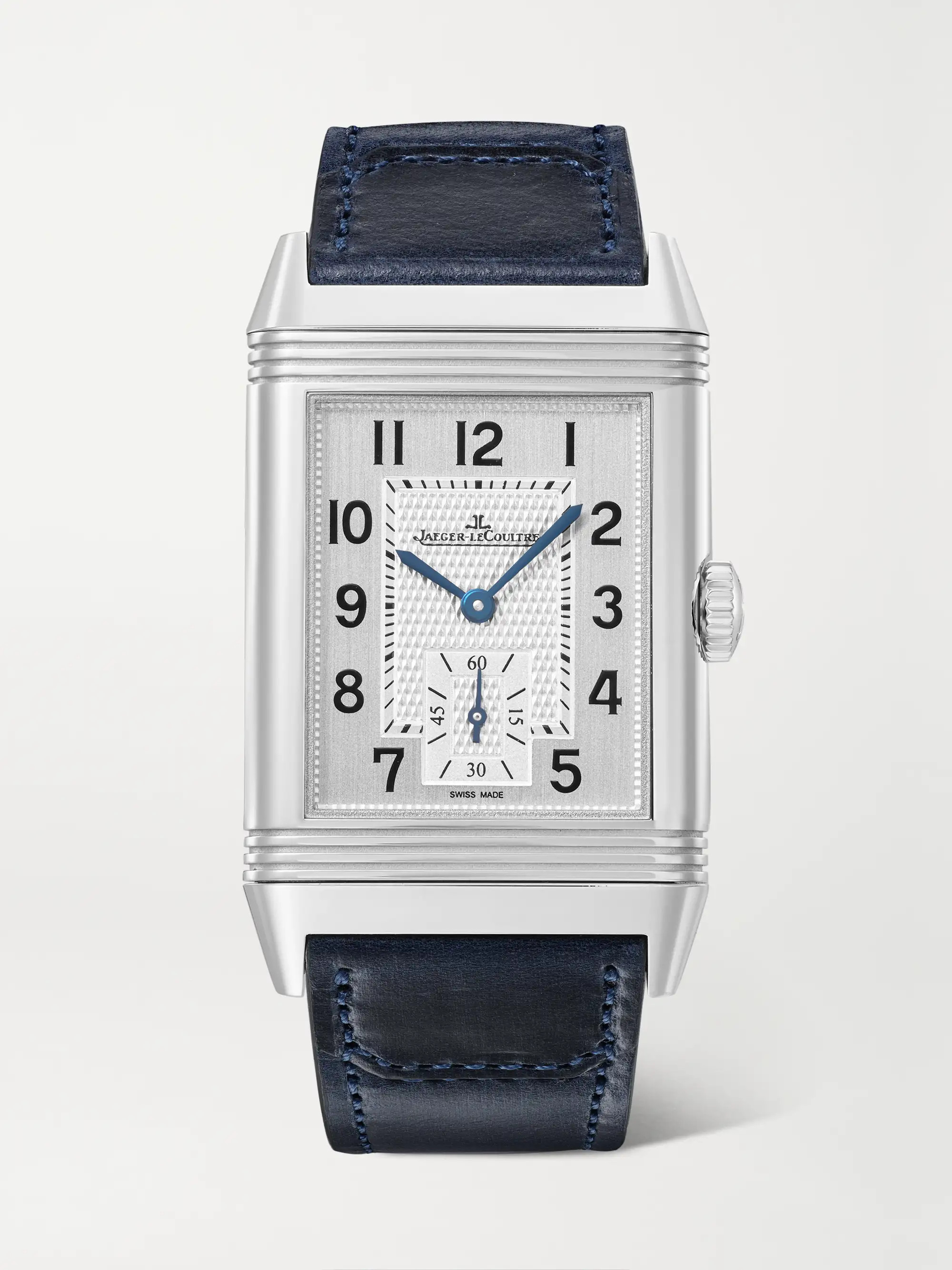 Reverso Classic New York Limited Edition Hand-Wound 45.6mm stainless steel and leather watch | NET-A-PORTER (US)