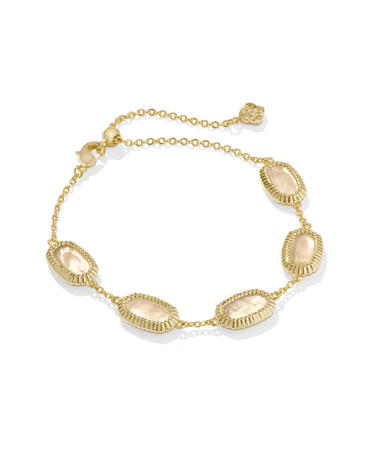 Grayson Gold Ridge Frame Link Bracelet in Azalea Illusion | Kendra Scott | Kendra Scott