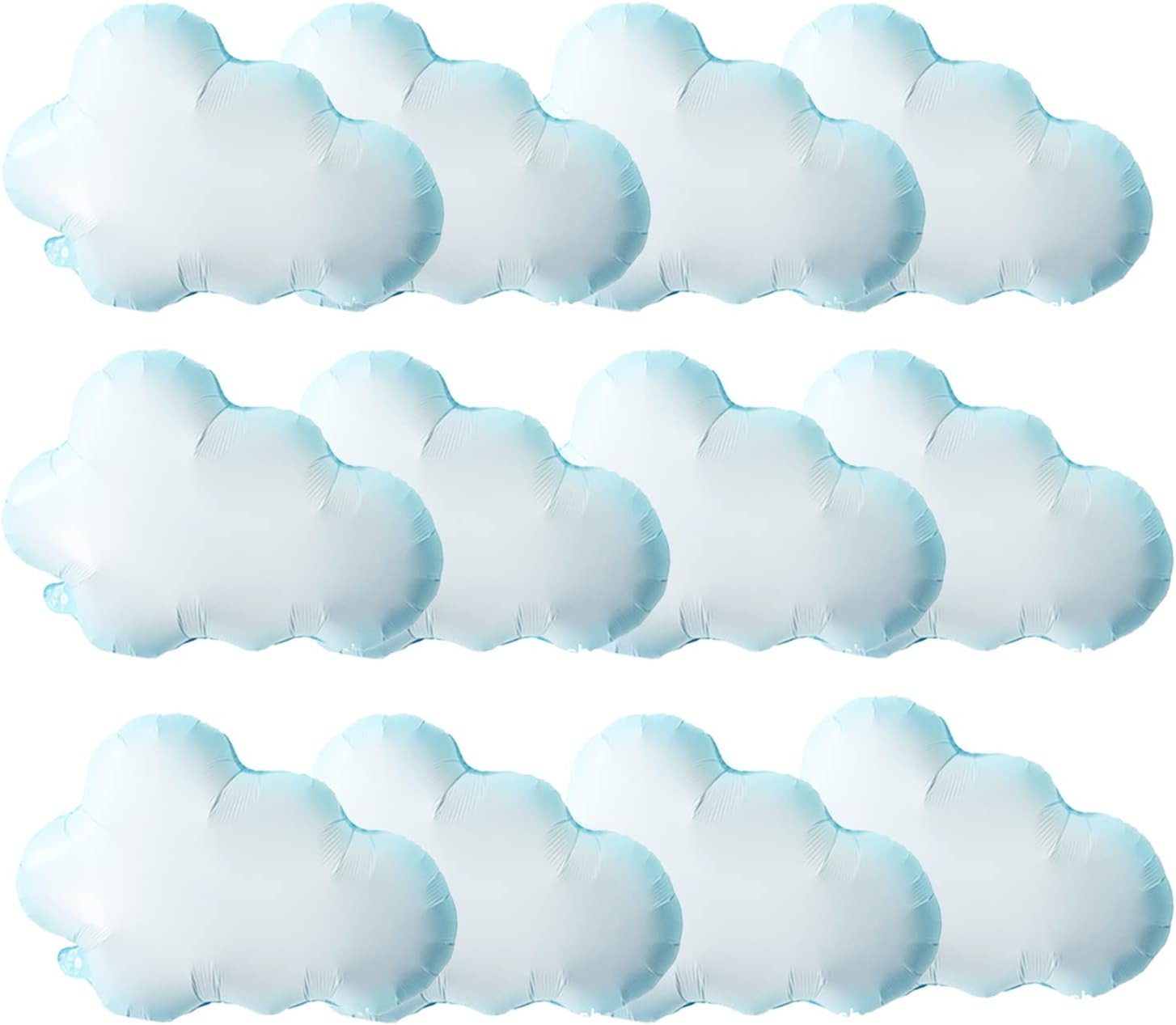 Atsmoicy 12 PCS White Cloud Themed Party Foil balloon - Blue Sky White Cloud Baby Shower Party Su... | Amazon (US)