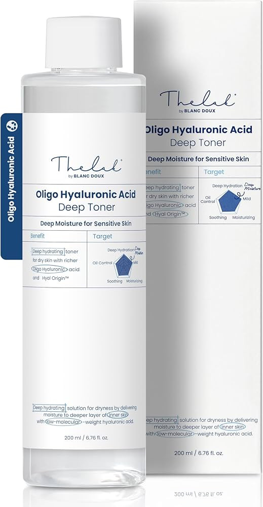 THE LAB BY BLANC DOUX Oligo Ultra-Low Molecular Hyaluronic Acid Deep Moisture Essence Toner Vegan... | Amazon (US)