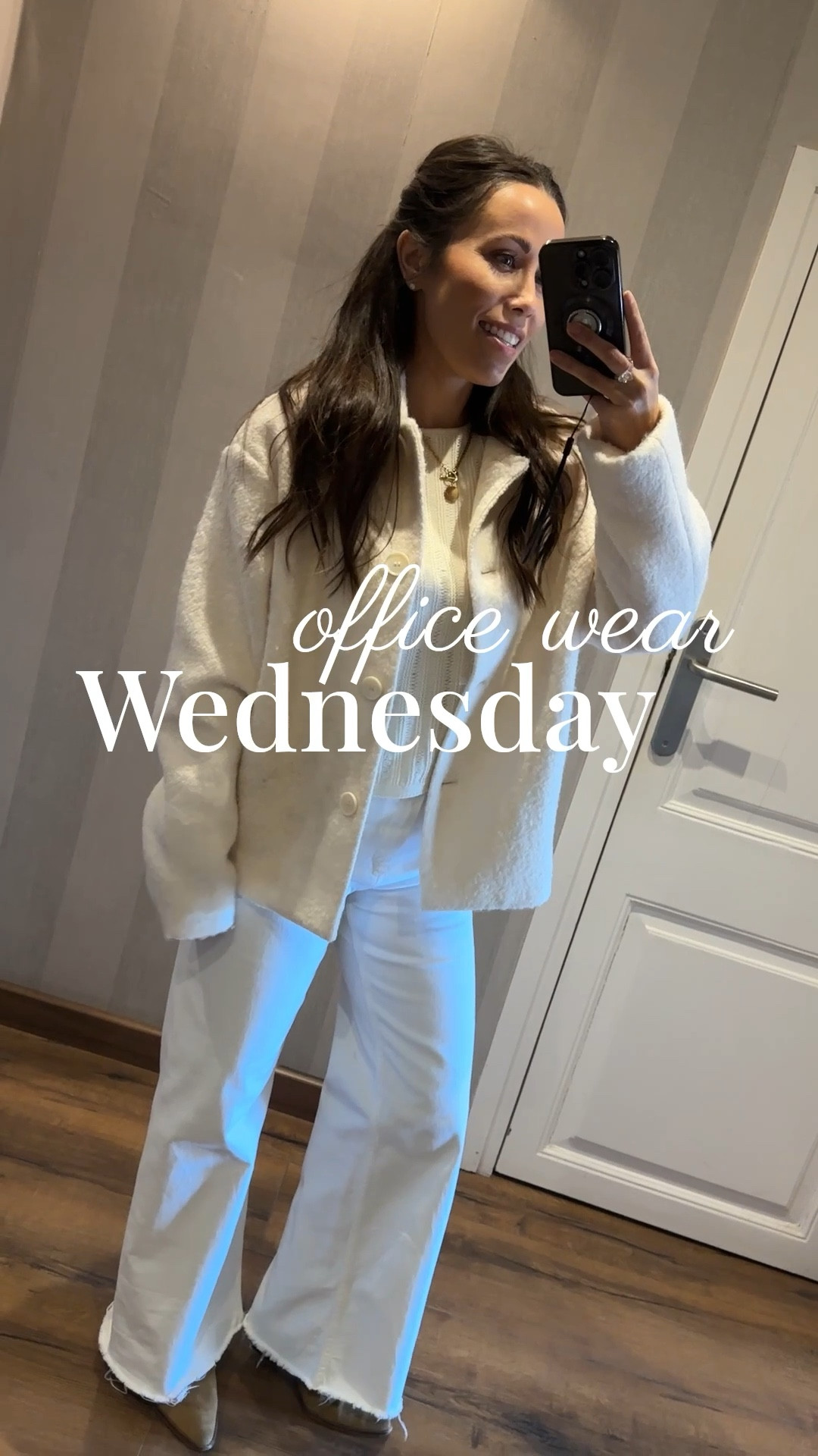 Wednesday humpday office look for a sunny spring day with just the slightest chill in the air. 🌤️🤍

#LTKPetite #LTKWorkwear