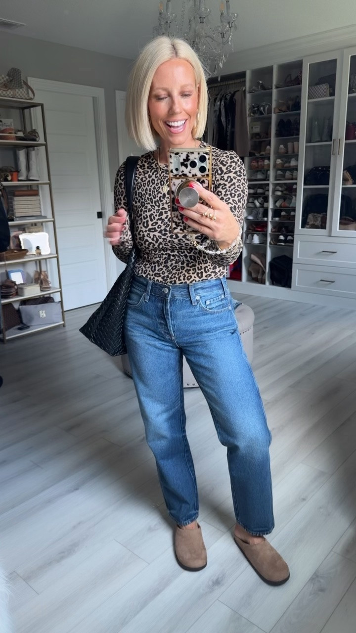 Top small
Jeans sized down to a 2
Shoes TTS

#LTKmomlife #LTKSeasonal #LTKOver40
