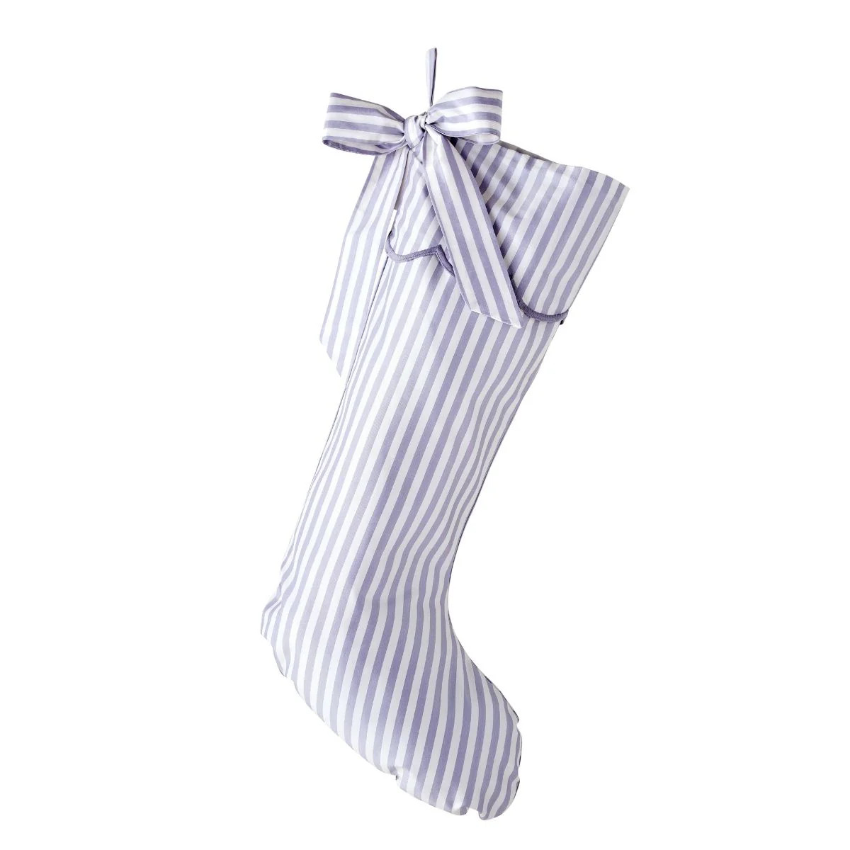 Noelle Bow Stocking in Lilac | Caitlin Wilson Design