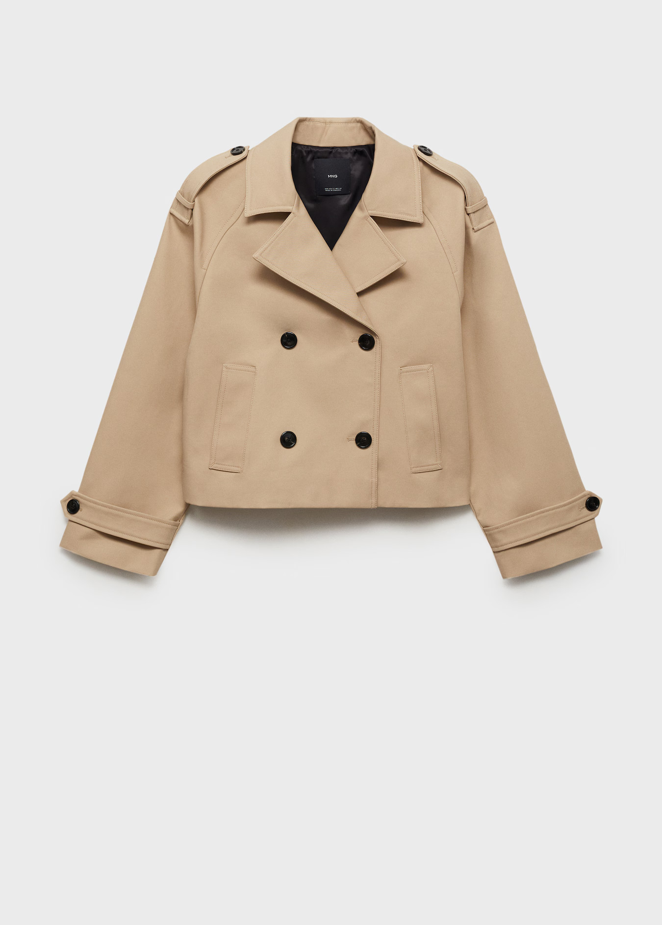 Double-breasted jacket with lapels - Women | MANGO USA | Mango (US/MX/AU)