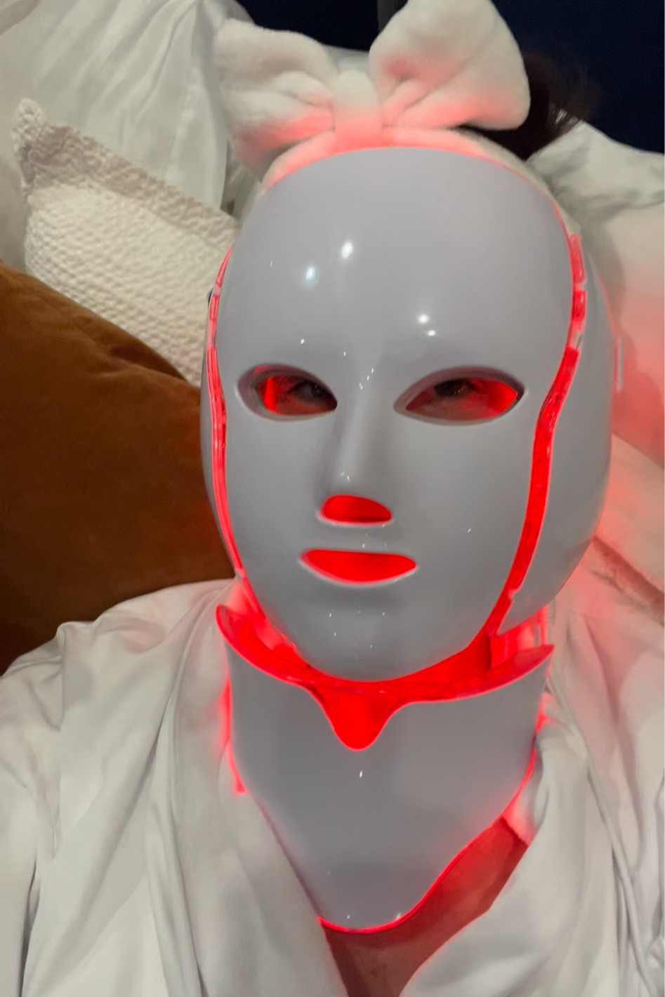 I have been using this red light mask for 30 minutes in the morning and 30 minutes before bed. I definitely can tell a difference in my skin texture after 4 weeks of consistency 🙌🏼 Linked it plus some other of my favorite self care products below! 

#LTKfindsunder100 #LTKfitness #LTKbeauty