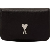 AMI Paris Portemonnaies - Riementasche mit Ami De Coeur Niete - Gr. unisize - in Schwarz - für Damen | Fashionette (DE)