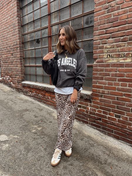 Laidback OOTD✨ Leopard print maxi skirt and a graphic sweatshirt. I love this casual combo, especially paired with sneakers!

Leopard skirt | adidas sneakers | graphic sweatshirt | layered outfit


#LTKstyletip