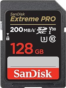SanDisk 128GB Extreme PRO SDXC UHS-I Memory Card - C10, U3, V30, 4K UHD, SD Card - SDSDXXD-128G-G... | Amazon (US)