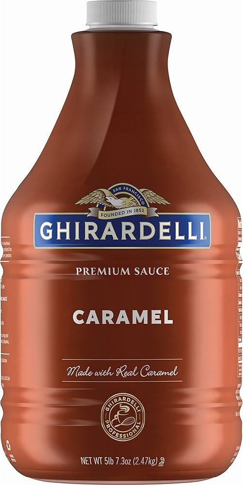 Ghirardelli Chocolate Company Caramel Sauce Pump Bottle, 87.3 oz (Pack of 1) | Amazon (US)