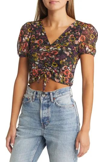 Judith Ruched Crop Top | Nordstrom
