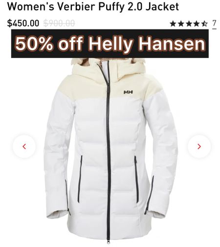 Helly Hansen ski jacket 

#LTKsalealert #LTKtravel #LTKSeasonal