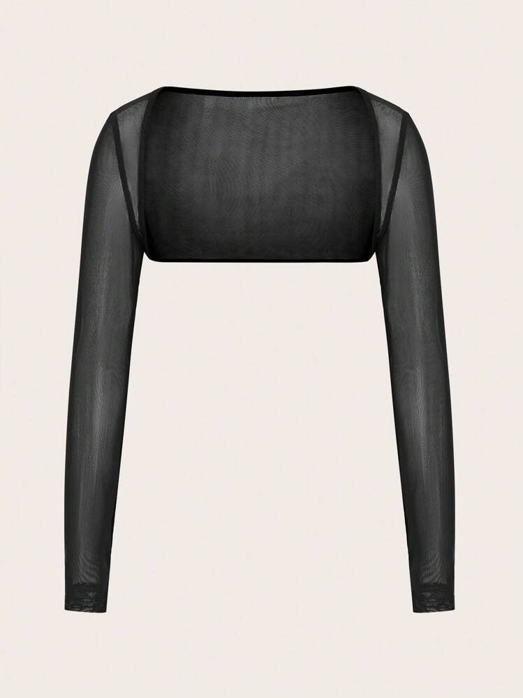 Sweetra Women's Solid Color Minimalistic Daily Short Sleeve Top Fall Cloth For Women | SHEIN
