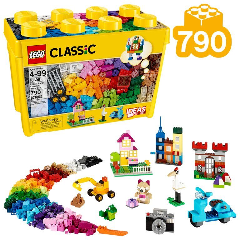 LEGO Classic Large Creative Brick Box 10698 Building Toy (790 pcs) | Walmart (US)