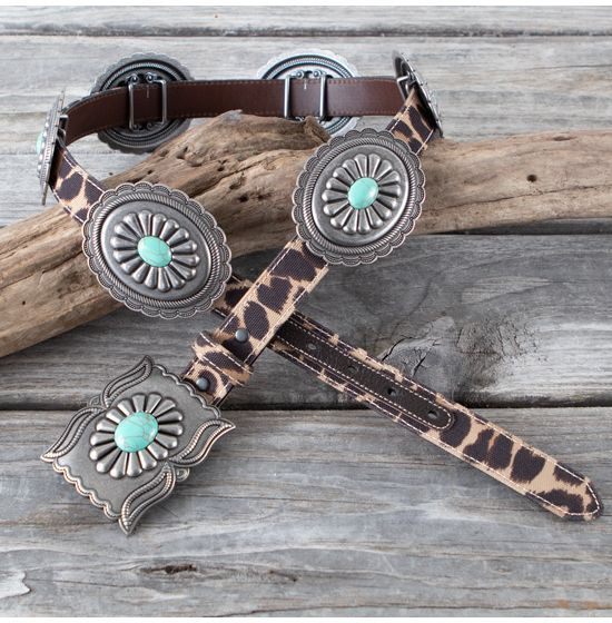 Ariat Leopard Concho Belt | Rod's Western Palace/ Country Grace