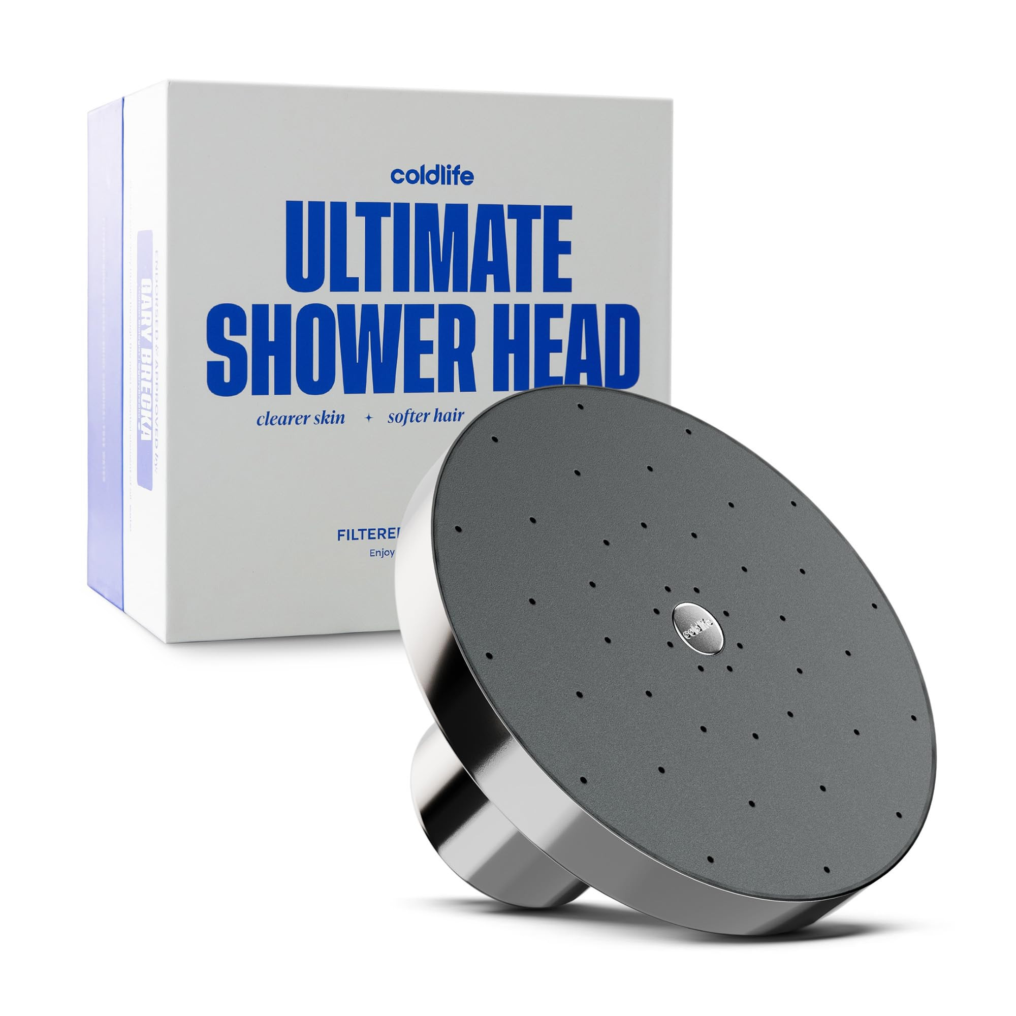 Cold Life Filtered Shower Head for Hard Water - Recommended by Gary Brecka - Wide-Face High-Press... | Amazon (US)