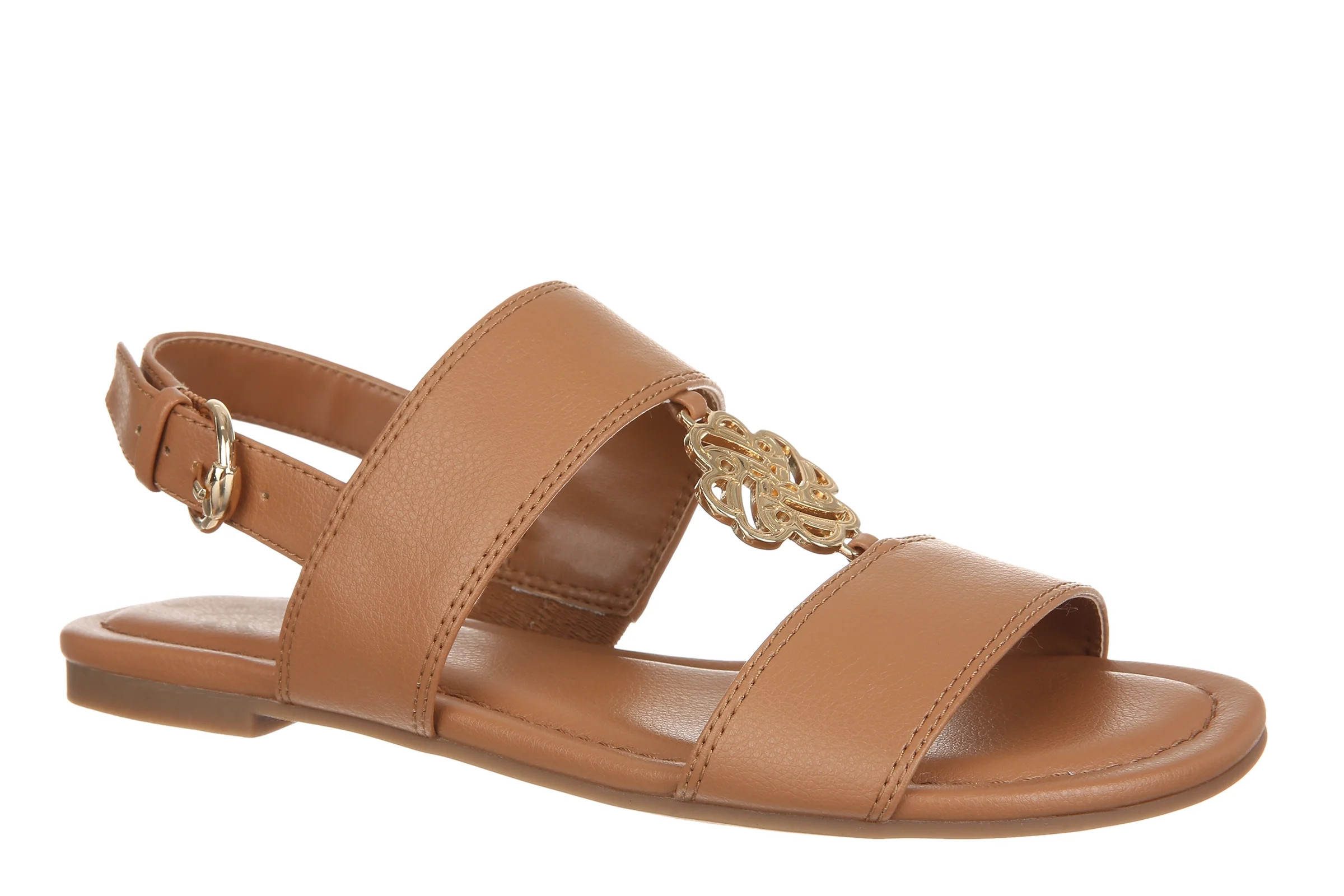 Sam & Libby Women's Phoebe Two Band Medallion Sandal - Walmart.com | Walmart (US)