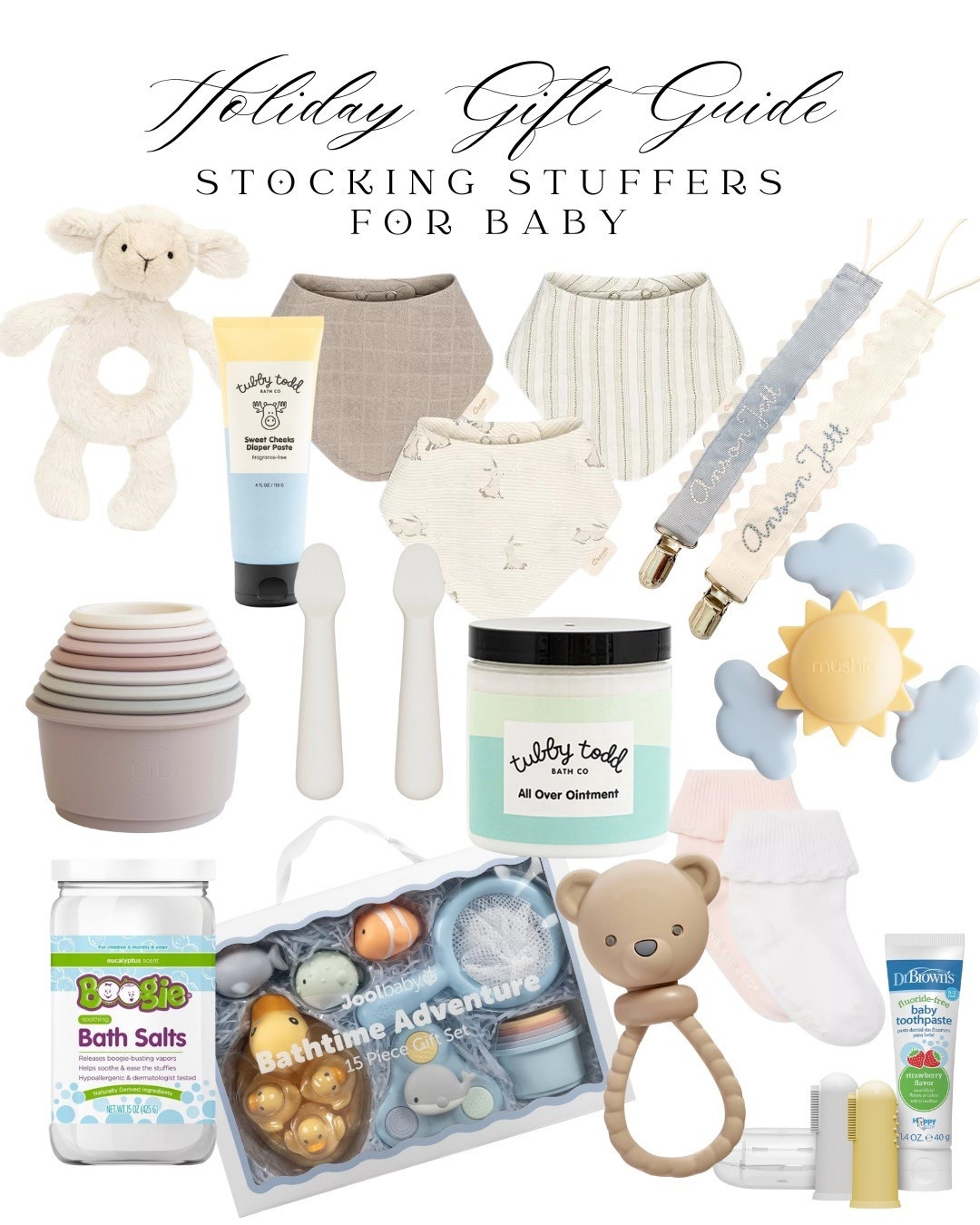 Tiny stocking stuffers for the tiniest cuties 🧸✨ Affordable, practical, and adorable baby finds that make the sweetest Christmas morning.

#BabyStockingStuffers #BabyGiftGuide #GiftsForBaby #FirstChristmas #LTKBaby #HolidayGiftGuide #BabyEssentials 

#LTKGiftGuide #LTKHoliday #LTKBaby