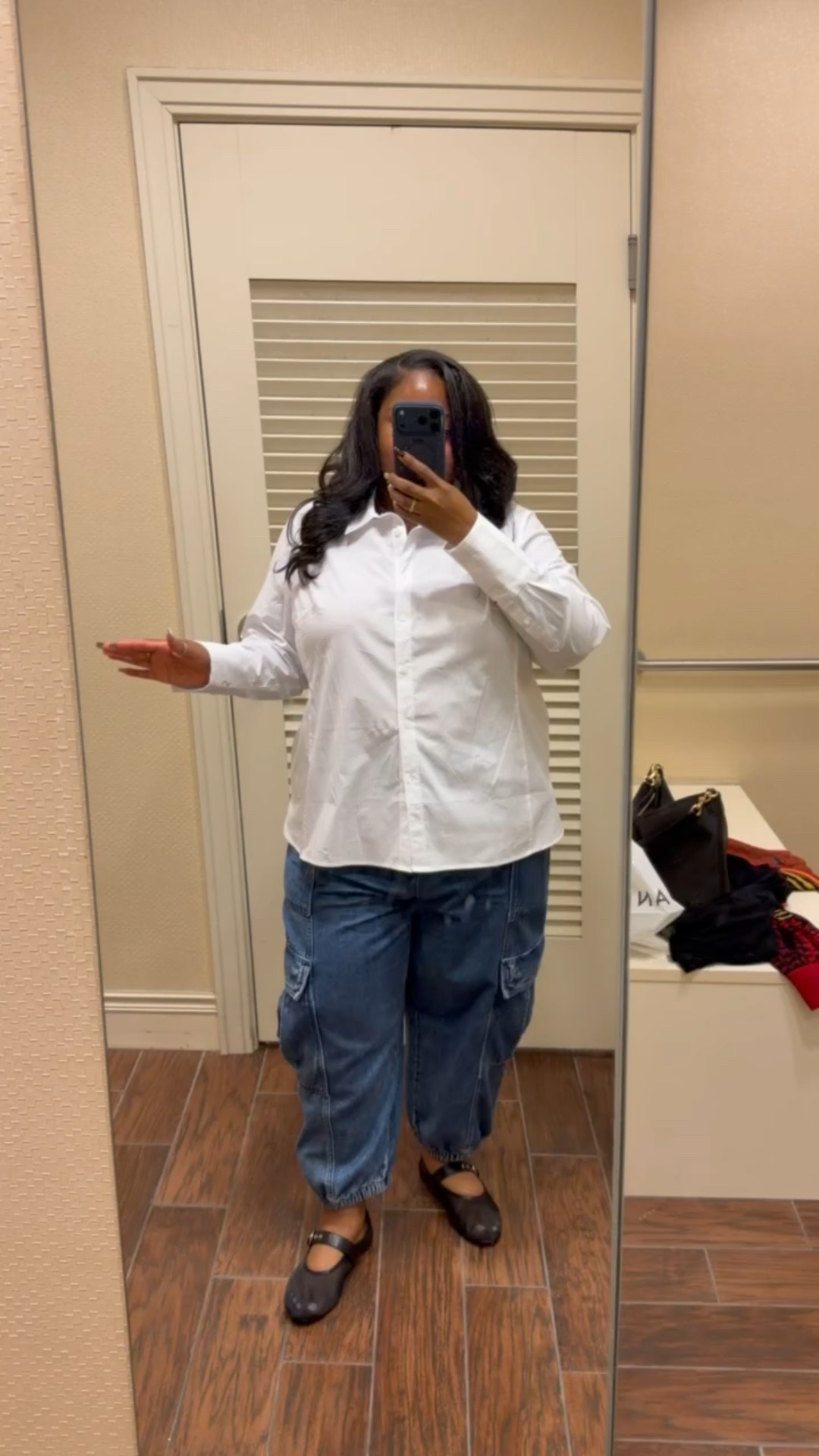 
✨ Loving this Button-Front No-Peek Girlfriend Shirt and it’s currently on sale for 50% off
Also wearing the Scoop Women’s and Women's Plus Cotton Utility Jogger Pants from Walmart that is under $30 such a steal.
And the Amazon mesh ballet flats.

#LTKPlusSize #LTKgrwm #LTKootd