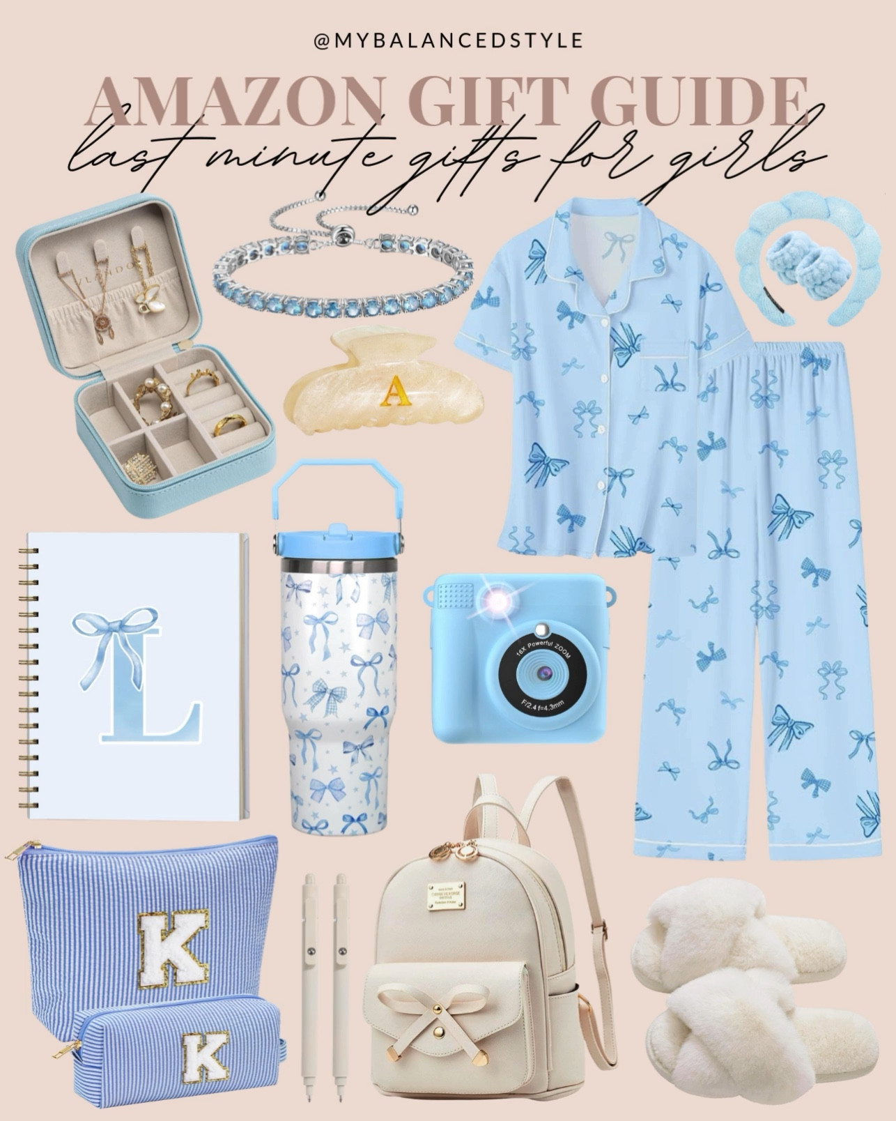 Amazon last-minute gifts for girls

cute room décor accents
mini Bluetooth speakers
colorful phone accessories
beginner skincare sets
trendy jewelry pieces
creative DIY craft kits
popular middle-grade novels
fidget toys and desk gadgets
fashion hair accessories
fun card and board games

#LTKGiftGuide #LTKHoliday #LTKSaleAlert