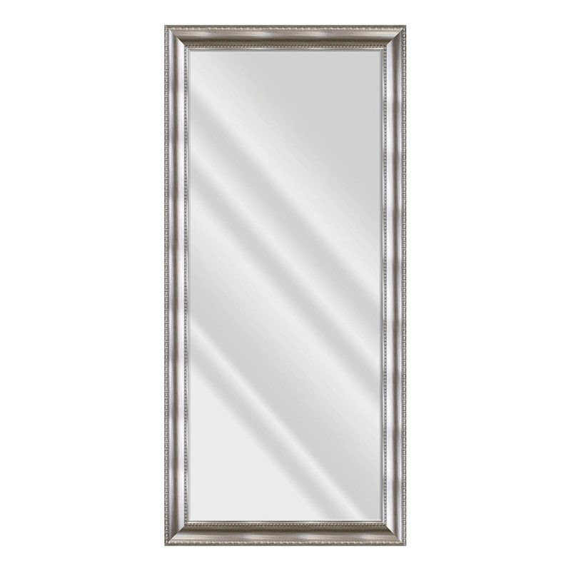 Providence Anne Antique Silver Framed Leaner Mirror, 30x64 | At Home