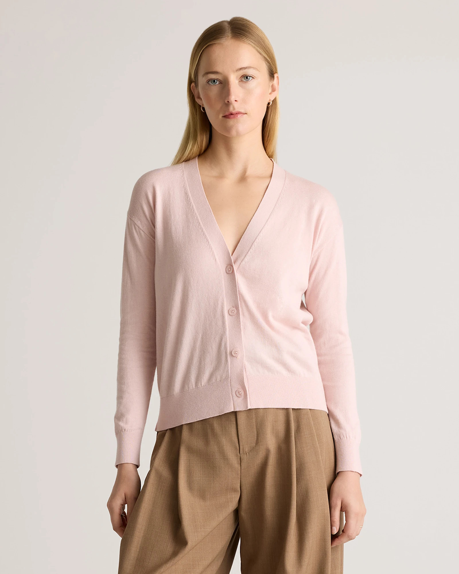 Lightweight Cotton Cashmere Cardigan | Quince