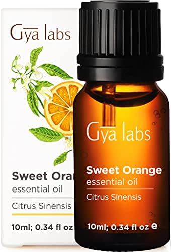 Gya Labs Sweet Orange Essential Oils - Mood Lifter for Stress Relief - Topical Use for Breakouts ... | Amazon (US)