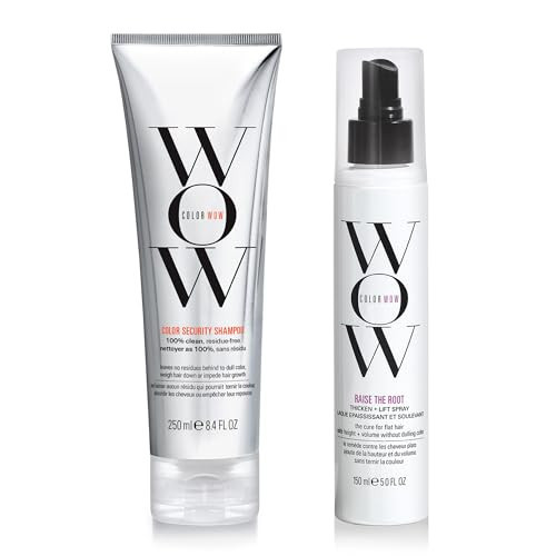 COLOR WOW Beat the Grease Bundle - This duo delivers 100% clean, no-residue results, plus all-day root lift| Featuring COLOR SECURITY SHAMPOO and RAISE THE ROOT volumizer | Amazon (US)