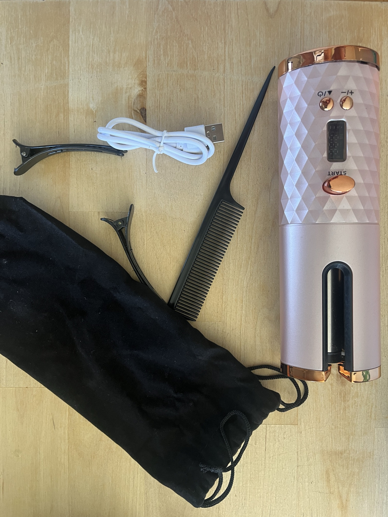 The best hair curler! So easy to use and portable! USB charger. Curls hold well. Just put the piece of hair in, press the button and it wraps the hair around. Then just leave it until it beeps and it lets the hair out with a perfect curl!

#LTKaustralia #LTKbeauty #LTKfindsunder50