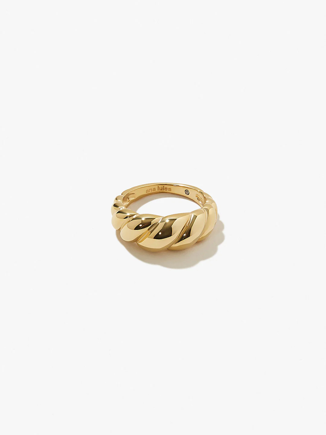 Gold Twist Ring - Rope Bold | Ana Luisa