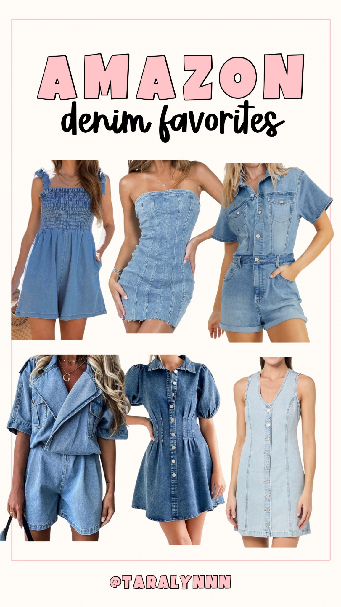 Amazon Denim Concert Outfit Favorites 🤠

#denimdress #dress #summerdress #romper #denimromper #concert #countryconcert #concertoutfit #nashville #festival #summeroutfit



#LTKStyleTip #LTKTravel #LTKFestival