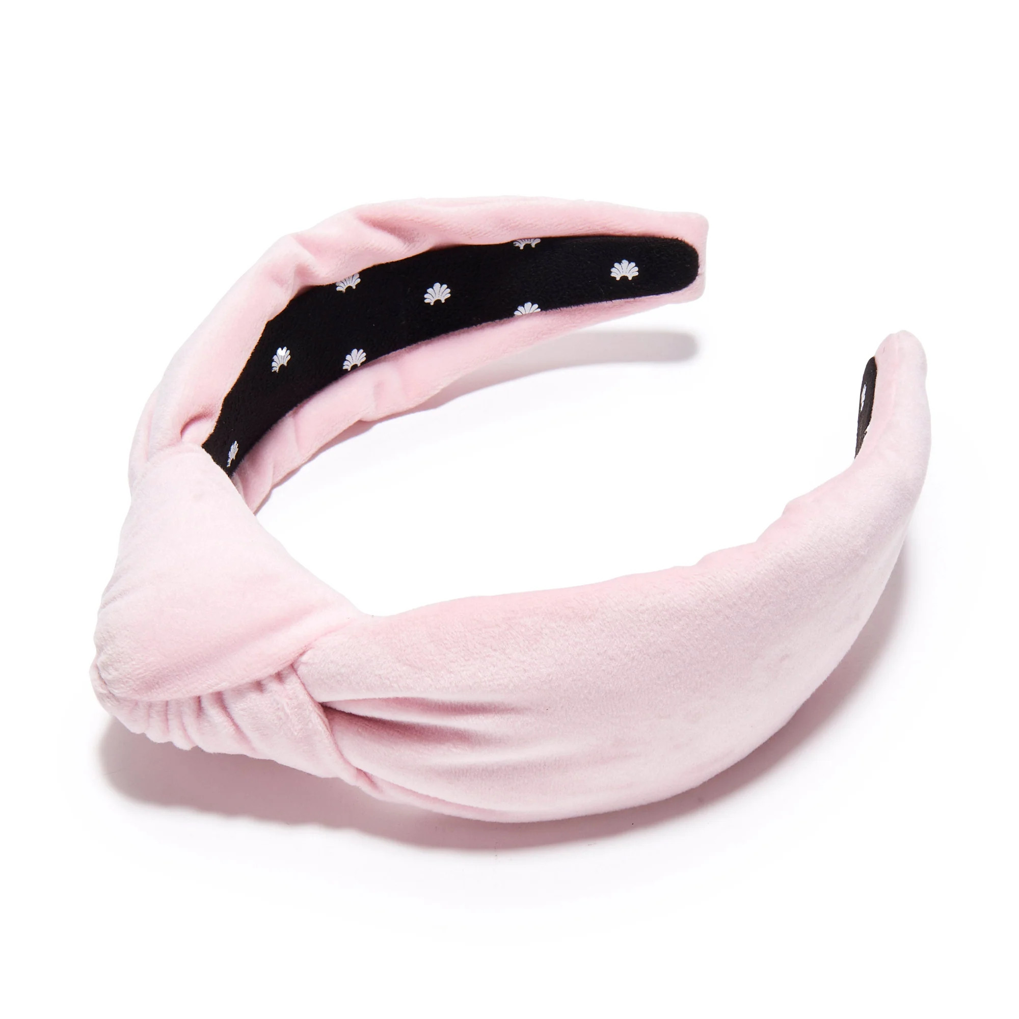 BLUSH VELVET KNOTTED HEADBAND | LELE SADOUGHI