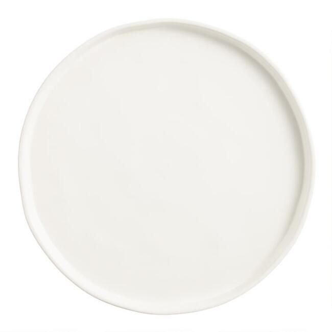 Ivory Organic Rim Mason Dinner Plates Set Of 6 | World Market