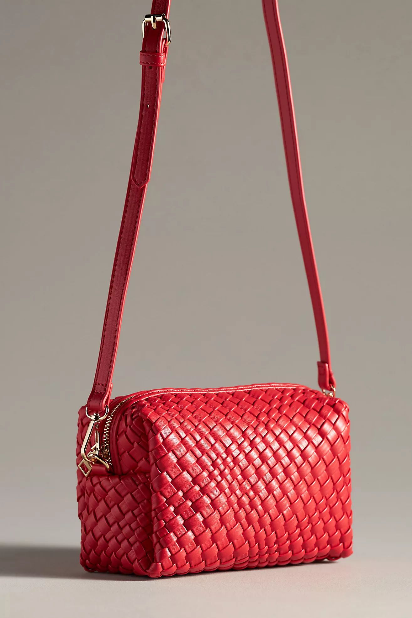 Boxy Woven Shoulder Bag | Anthropologie (US)