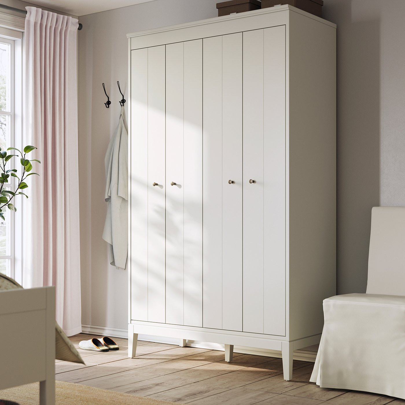 IKEA IDANÄS wardrobe, white, 47 5/8x83 1/8 | IKEA US