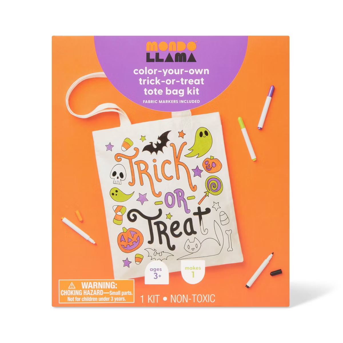 Color-Your-Own Halloween Treat Bag - Mondo Llama™ | Target
