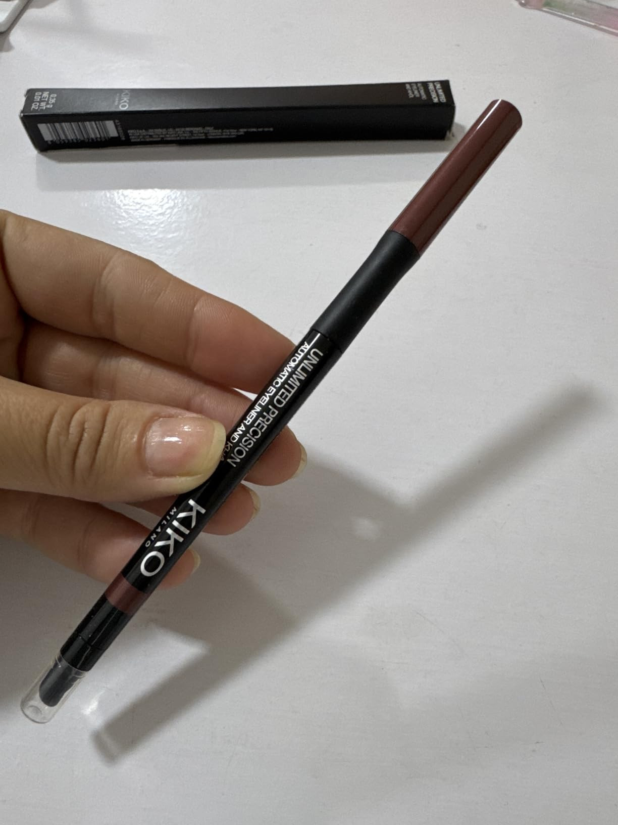 KIKO MILANO, Unlimited Precision Automatic Eyeliner & Khol, Lápis de Olho Retrátil, Cor 13 Dark... | Amazon (BR)