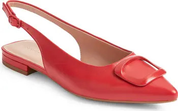 Becca Pointed Toe Slingback Flat (Women) | Nordstrom