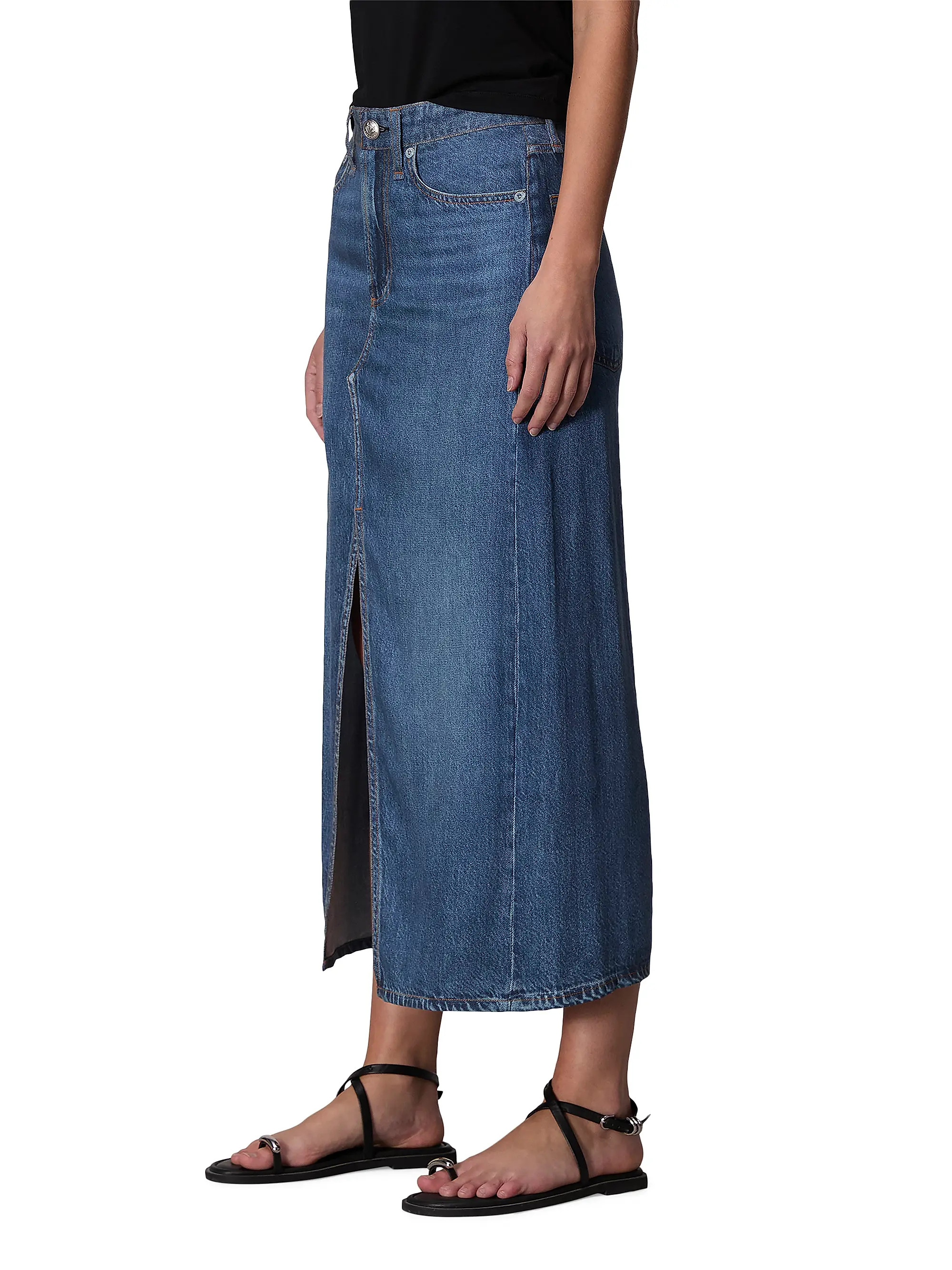 Liquid Miramar Clara Midi-Skirt | Saks Fifth Avenue